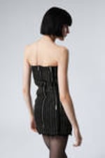 Black - Zip Tube Dress - 3