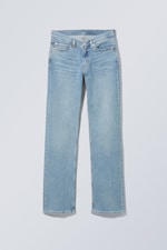 Verona blue - Twig Mid Slim Straight Jeans - 0