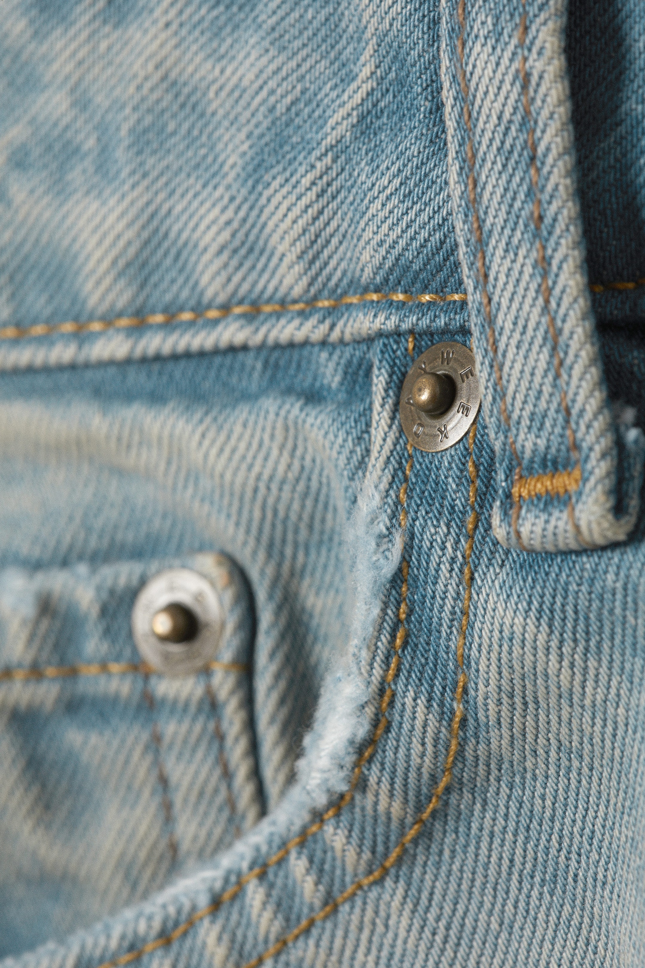 Port Blue - Light Blue - Rowe Super High Waisted Regular Straight Leg Jeans - 6