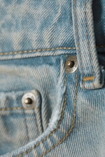 Port Blue - Light Blue - Rowe Super High Waisted Regular Straight Leg Jeans - 6