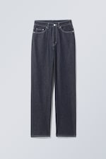 Rinse blue love - Jean droit standard taille très haute Rowe - 1