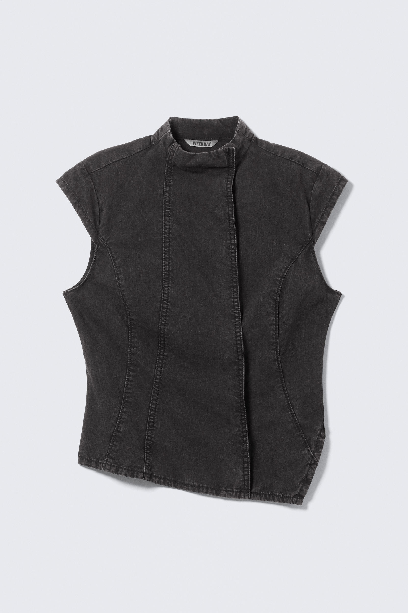 Structured Asymmetric Cotton Top