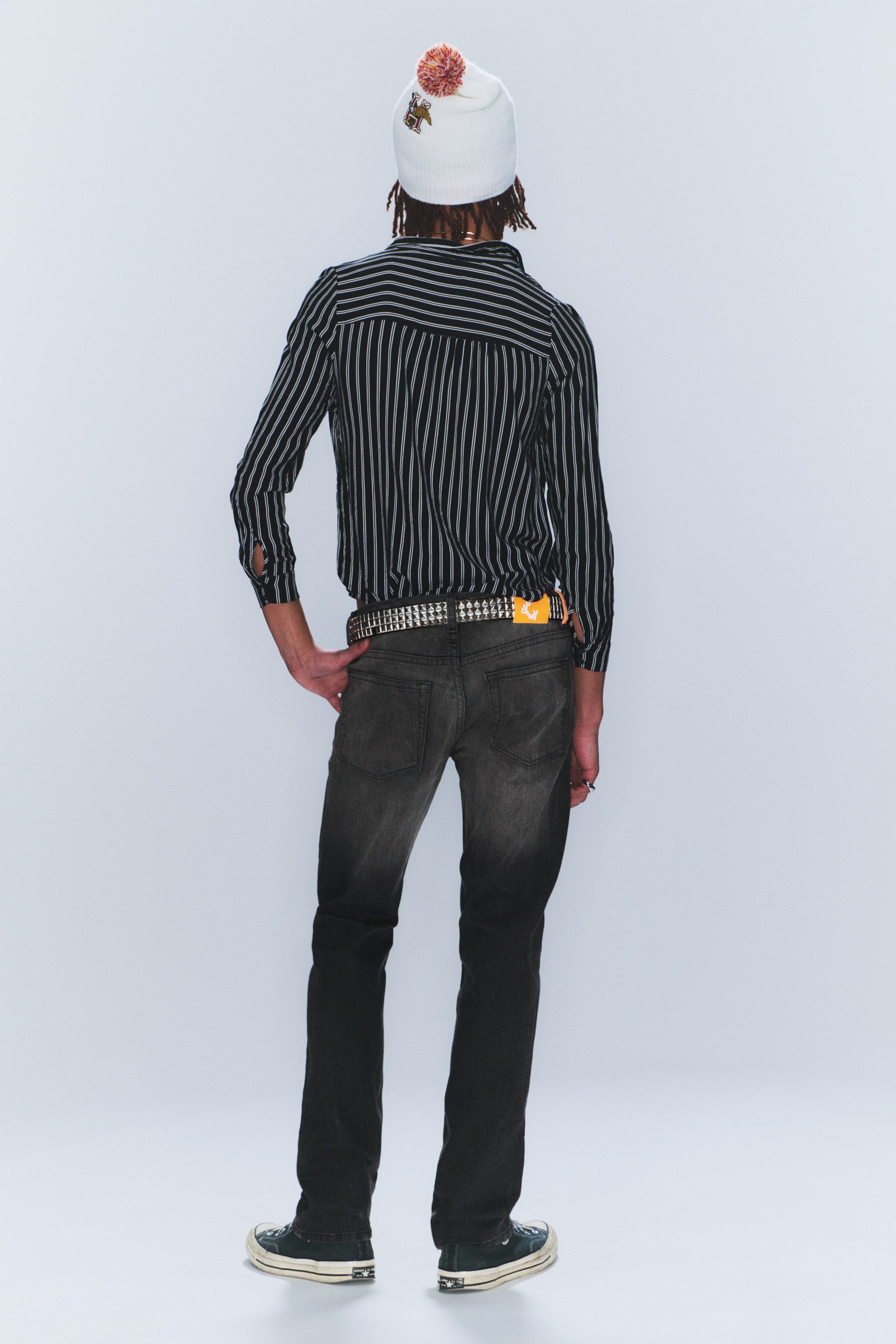 Rubby Black - Issue Low Waist Slim Tapered Jeans - 2