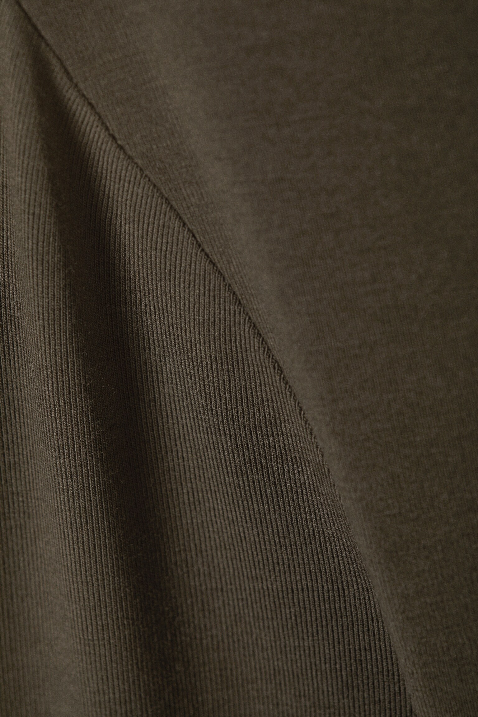 Slim Fitted Long Sleeve - Dark Khaki Green/White/Black/Dark Brown/Dark Dusty Blue/Élénk narancssárga/Sötét khakizöld/Dark Mole/Dark Turquoise/Dark Brown - 2