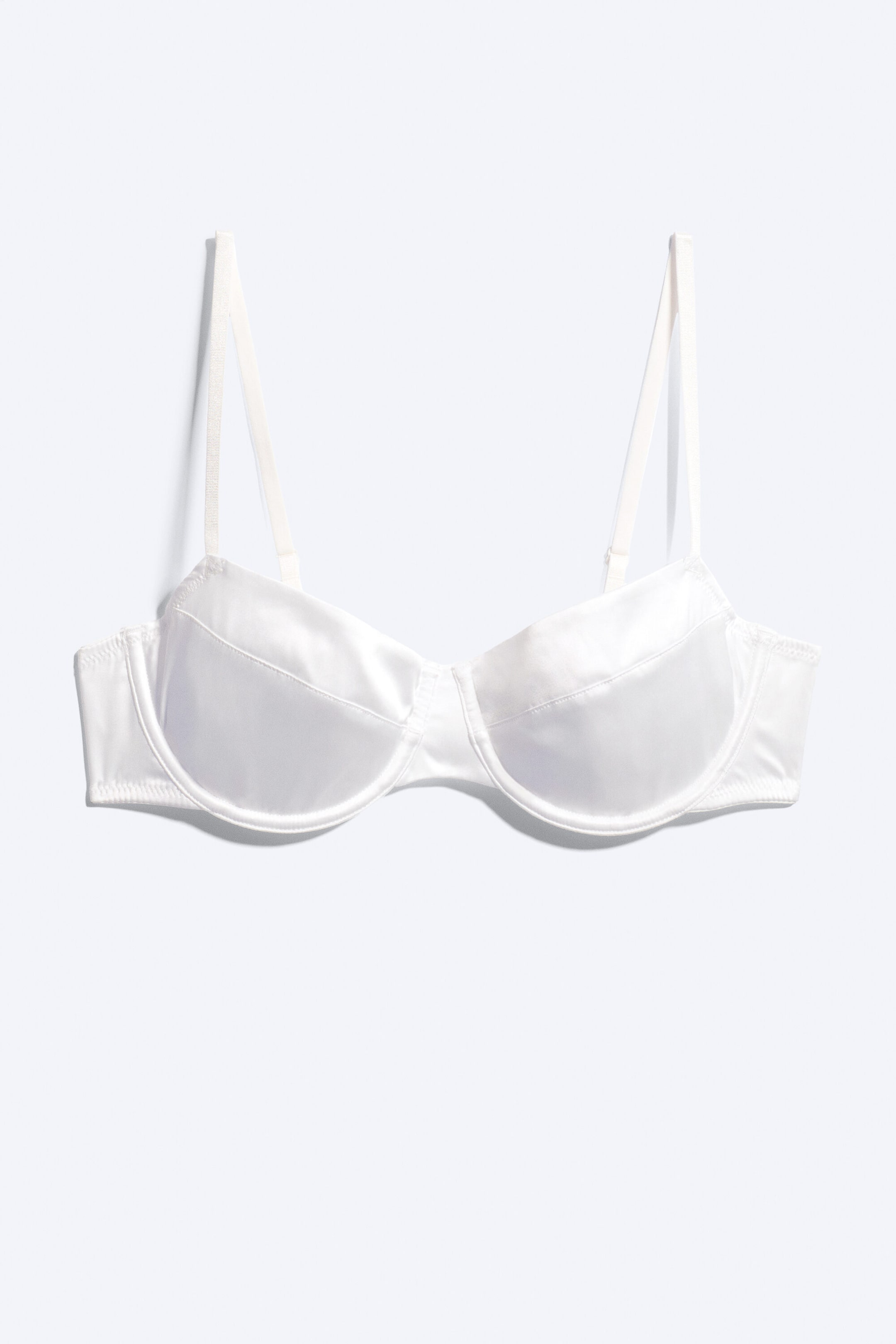 Satin Blanc - Soutien-gorge balconnet à armatures - 3