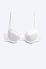 Satin Blanc - Soutien-gorge balconnet à armatures - 3