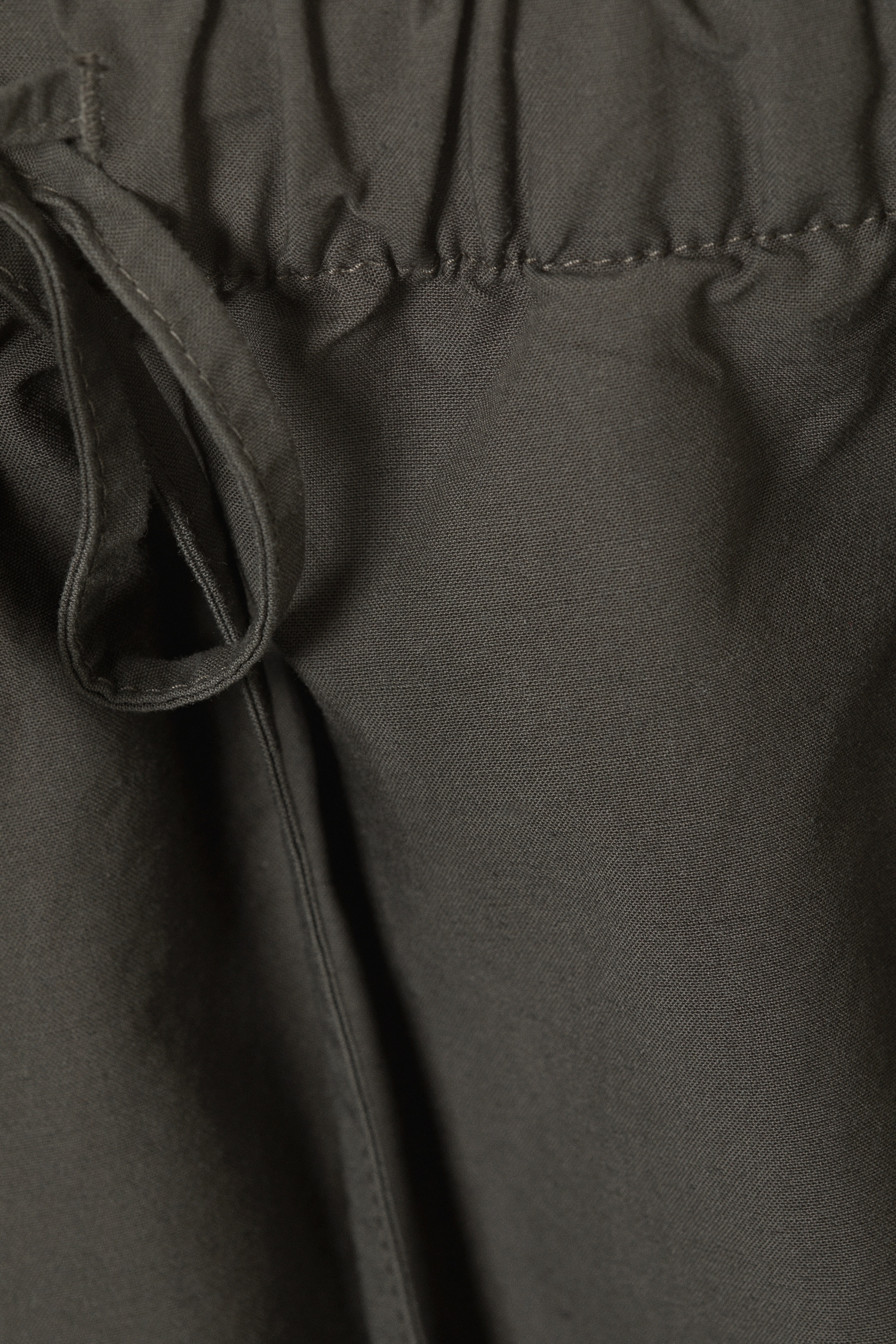 Grotere afbeelding bekijken: Wide Washed Pull-on Shorts - Donkertaupe - DAMES | H&M BE 6