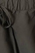 Mörk mullvad - Vida tvättade pull-on shorts - 5