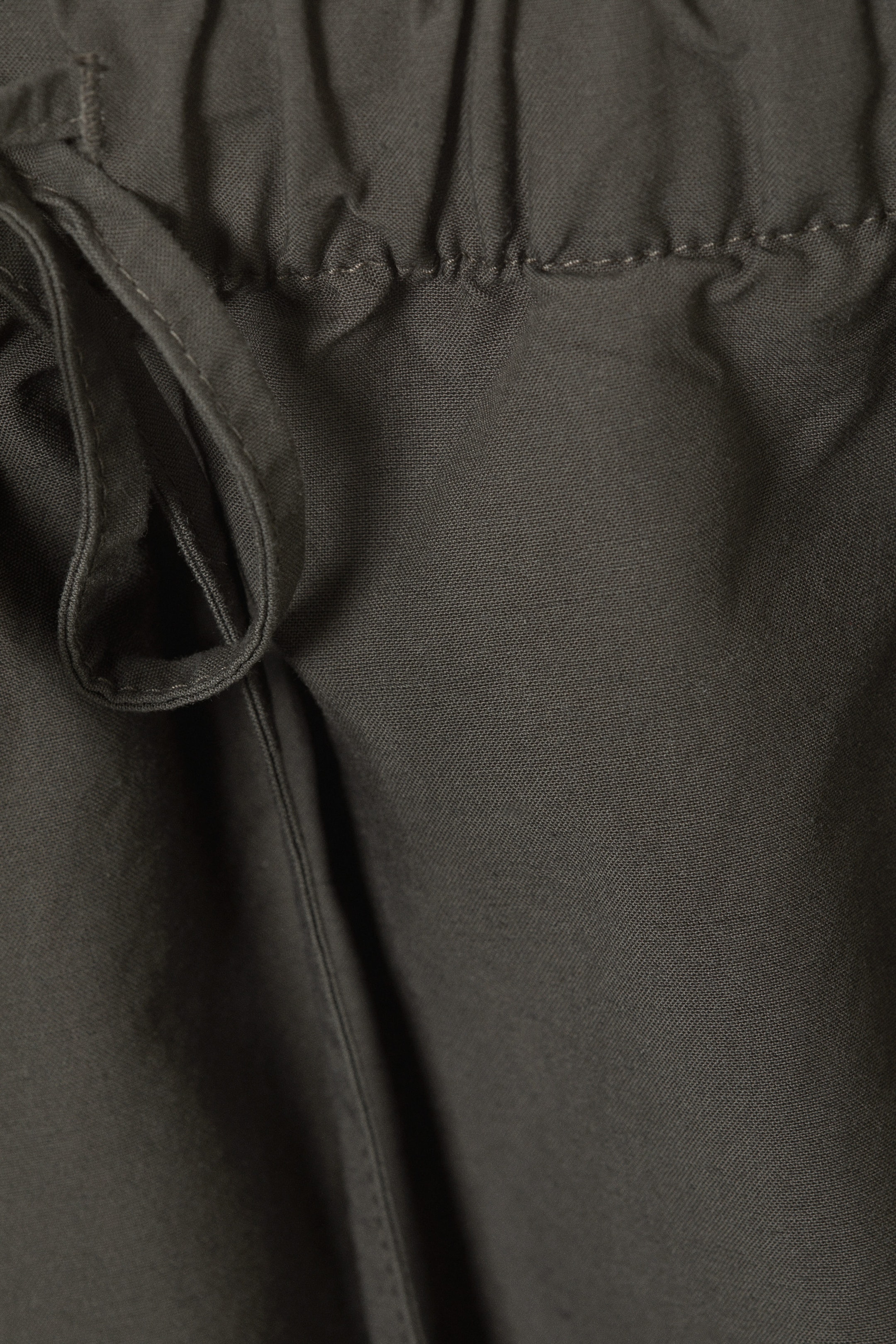 Dark Mole - Wide Washed Pull-on Shorts - 2