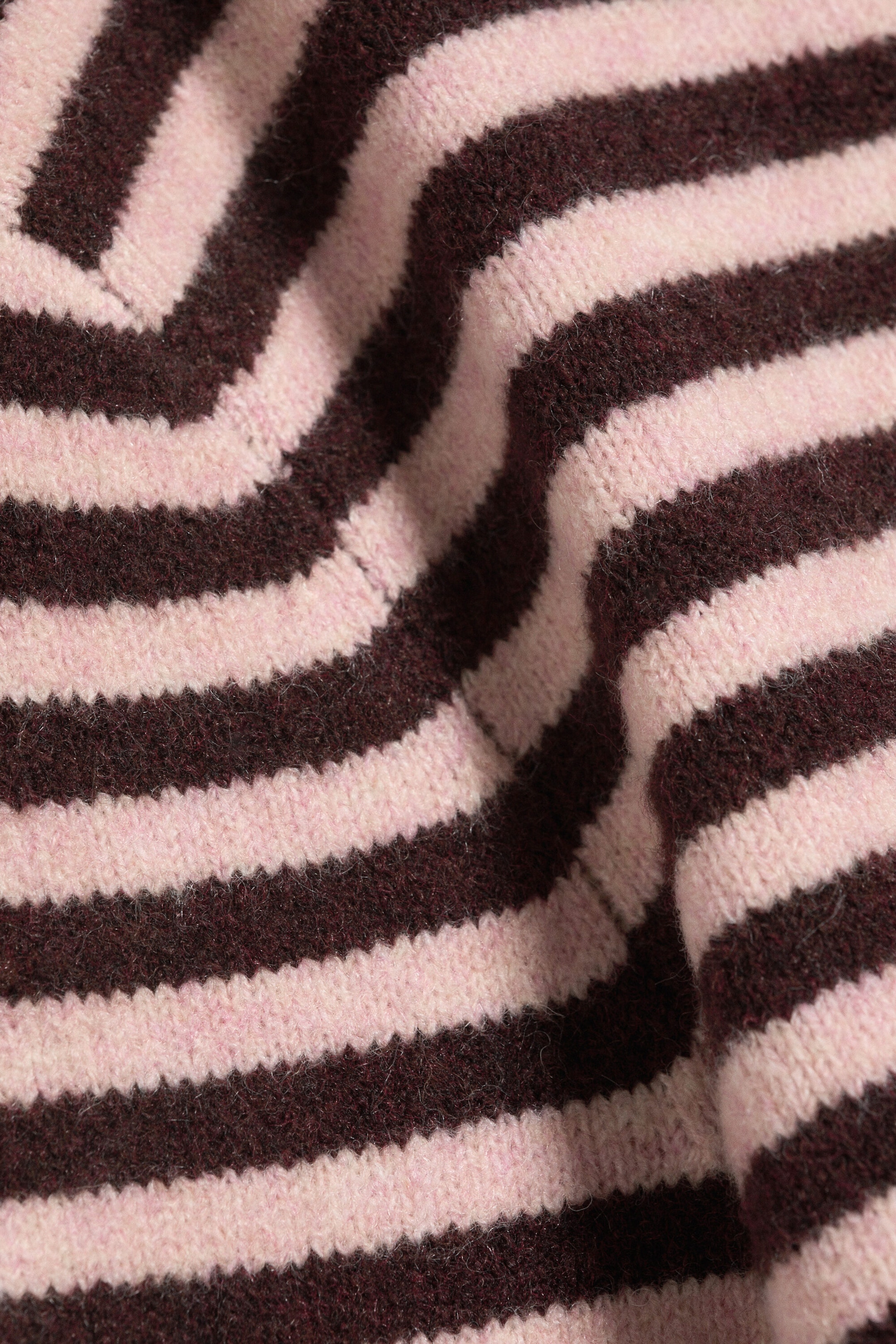 Striped Pink/Burgundy - Striped cardigan - 7