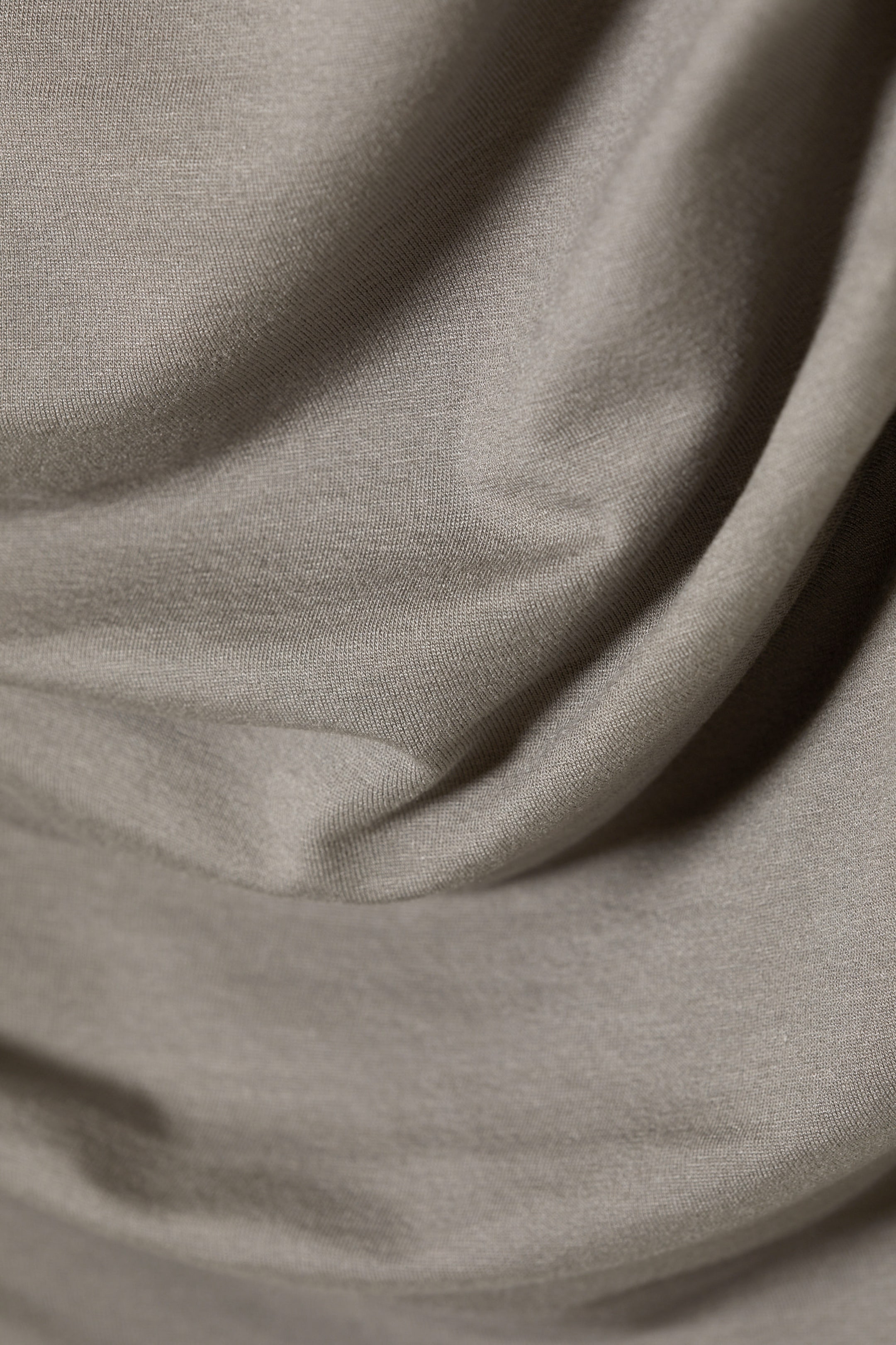 Dusty Grey - Jwan Drape Longsleeve Top - 1