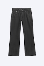Belagt Svart - Svart - Mercury avslappet bootcut-jeans med mellomhøyt liv - 5