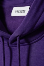 Purple - Oversized Midweight Hoodie - 1