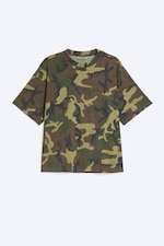 Camouflage - Bedrucktes kastiges T-Shirt - 4