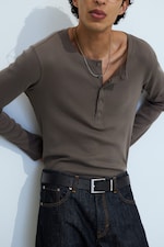 Black - Leather Belt - 0