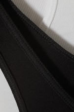 Schwarz/Weiß - 2er-Pack Tanktops mit weitem Ausschnitt - 1