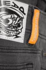 Bored Grey - Grå - Sleezie Low Waist Skinny Jeans - 5