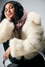 Off-white - Faux Fur Zip Jacket - 0