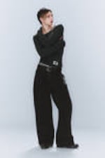 Washed Black - CM x LB Looser Washed Black Unisex Jeans - 0