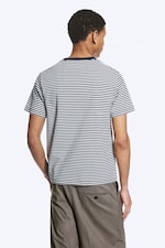 White - Striped Navy - Klassiek boxy T-shirt - 2