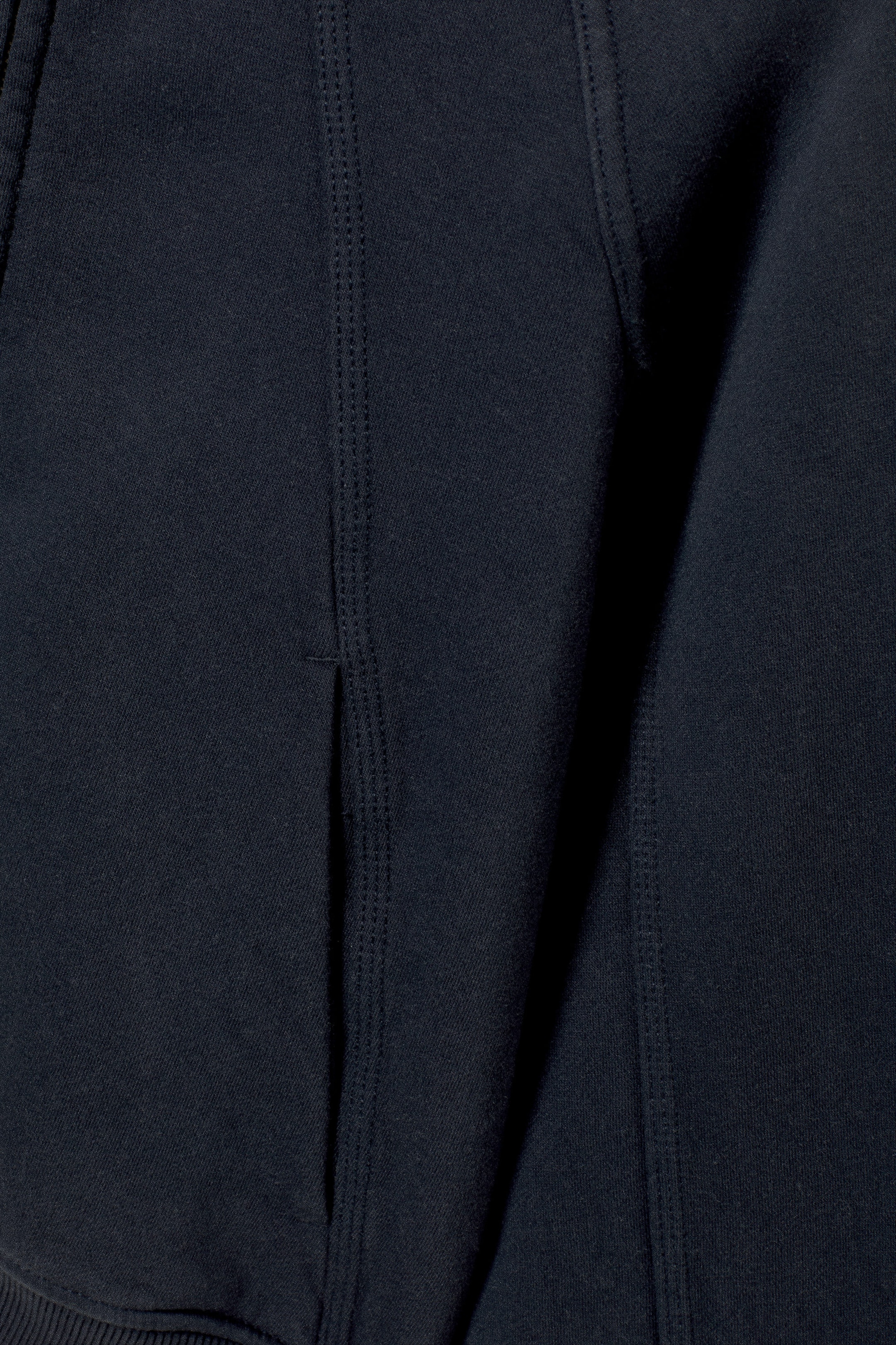 Donkerblauw - Cutline hoodie met raglanmouwen - 4