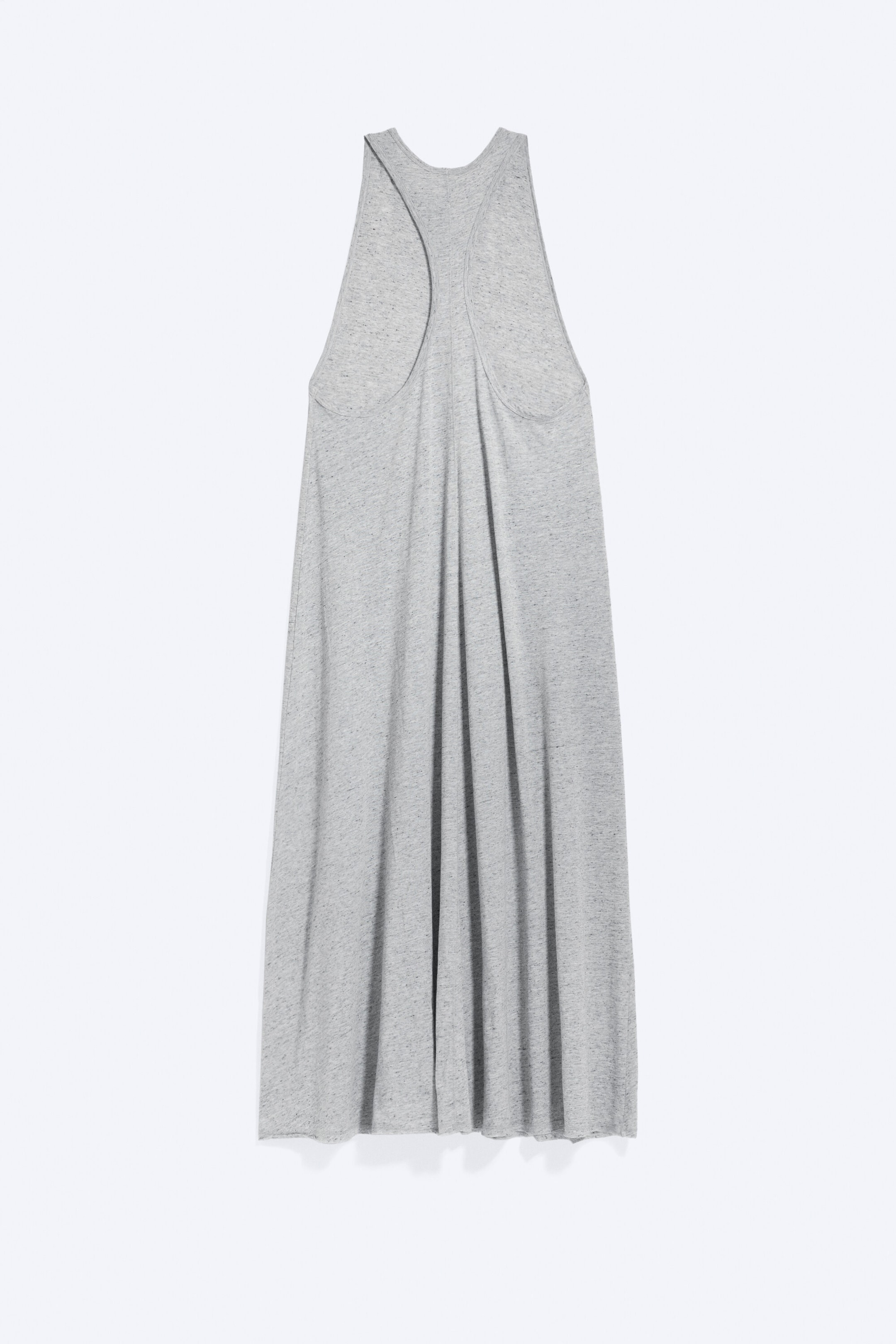 Staubgrau meliert - Racerback Maxi Dress - 5