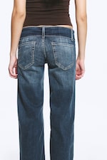 Tune Blue - Dunkelblau - Willow Low Waist Loose Flared Jeans - 2