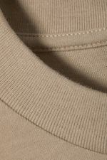 Beige - Großartiges Heavyweight-T-Shirt - 1