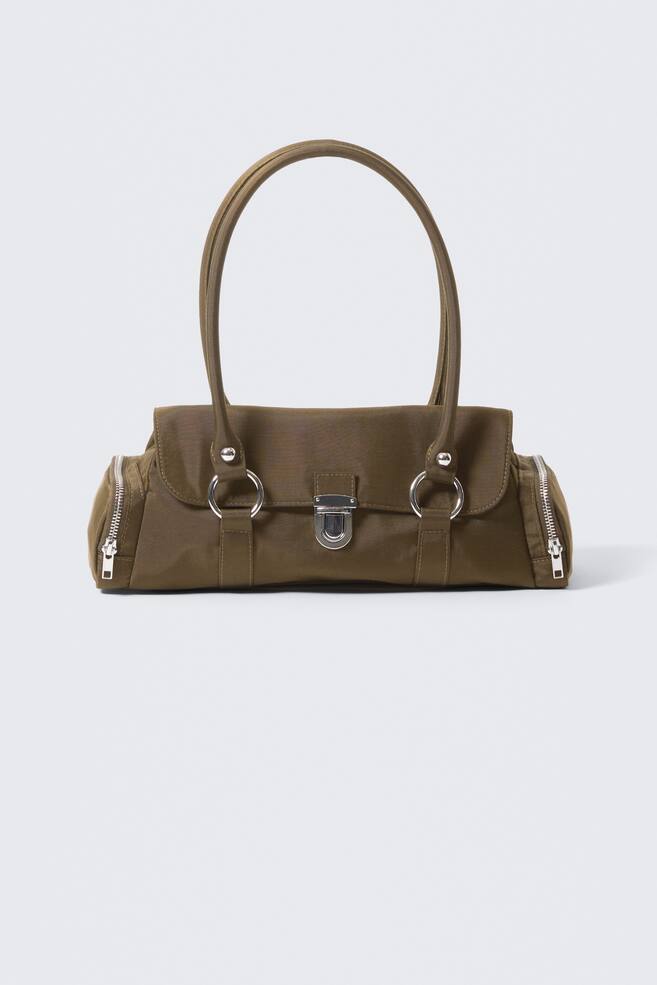 Flap Shoulder Bag - Dark Mole - 1