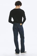 Blue Rinse - Orbit Mid Rise Regular Straight Leg Jeans - 5