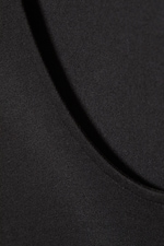 Schwarz - Kleid mit offenem Rücken Yael - 2