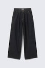 Emerald Rinse - Dark Blue - Geplooide Loose Baggy Leg Jeans - 5