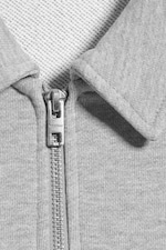 Dimmig Ljus Melange - Sweatshirt med kvartszip - 4