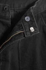 Black Rinse - Low-Rise Tailored Baggy Jeans - 5