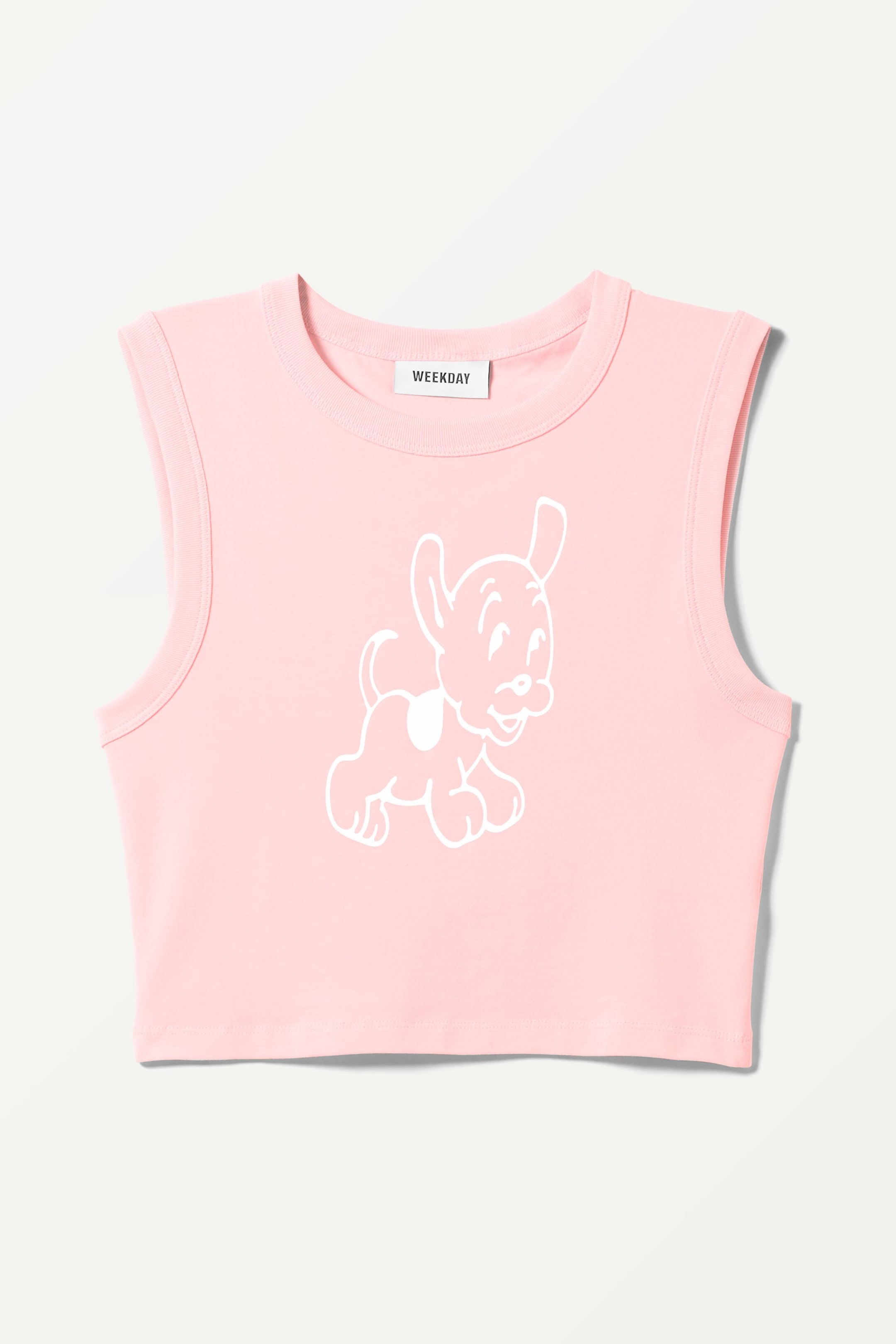 Pink dog - Bestie Sleeveless Tee - 0