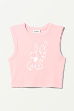 Pink dog - Bestie Sleeveless Tee - 0