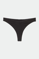 Black - Julie V-cut Thong - 0