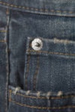 Blues - Dunkelblau - Anti – Unisex-Jeans mit niedrigem Bund - 9