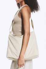 Ljus mullvad - Unisex Axelremsväska I Canvas - 0