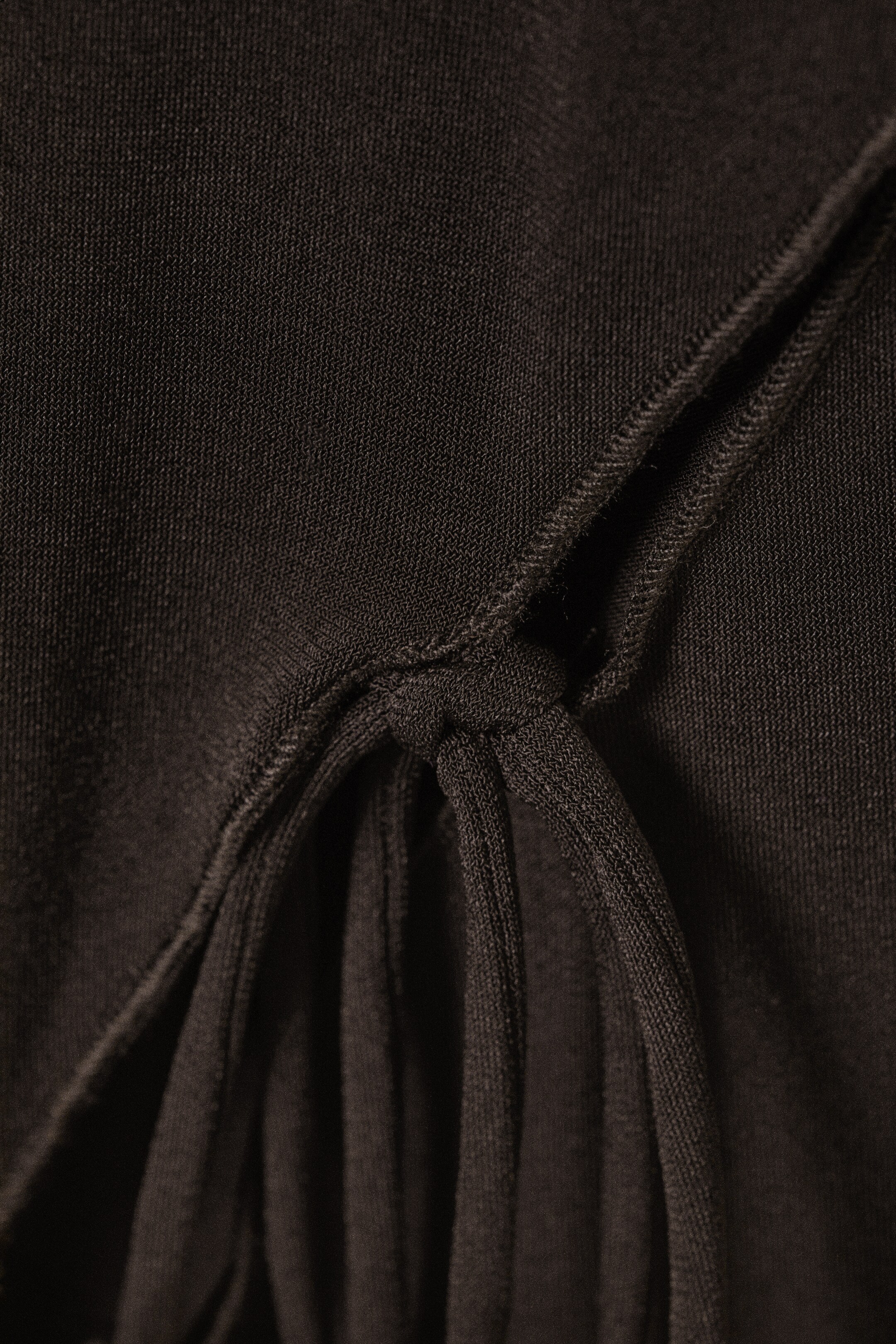 View larger image: Side Tie Top - Black - Ladies | H&M GB 3