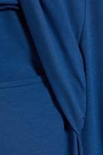 Klarblå - Figurnära lyocell bolero-topp - 1