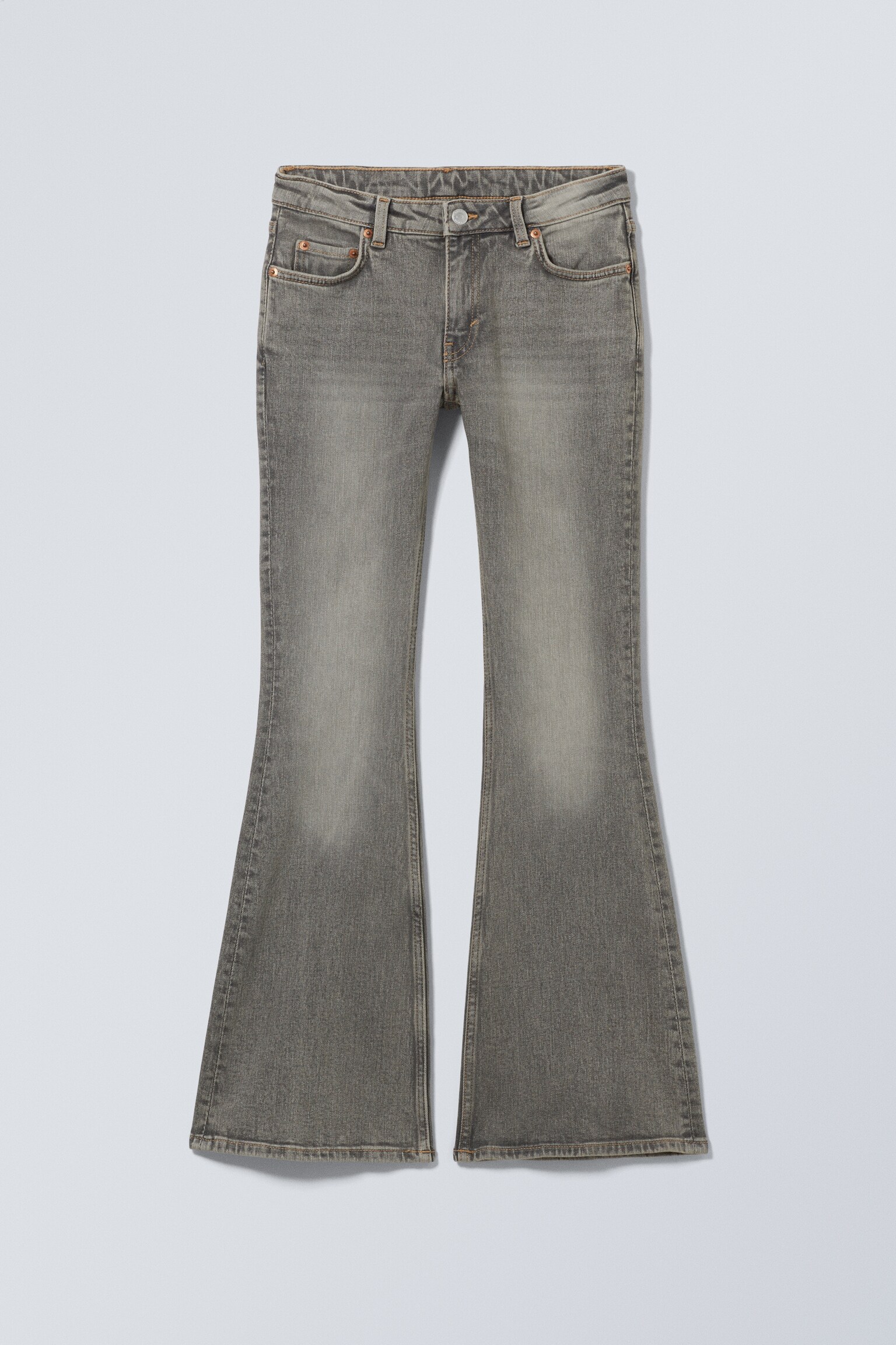 Jeans Flame flared a vita bassa vestibilità slim - Canyon Grey - Medium Grey/Vein Blue - Dark Blue/Lavaggio nero – Nero/Snow Blue – Azzurro/Black Web - Black/Gasoline Blue - Medium Blue