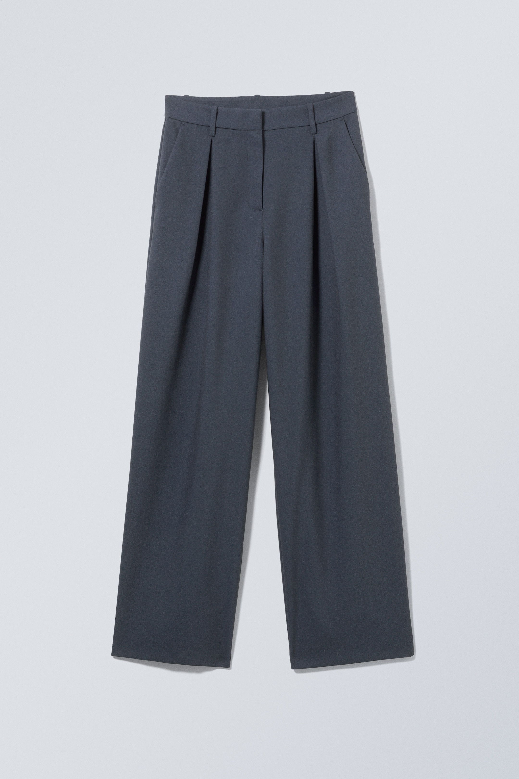 Bleu cendré foncé - Pantalon habillé Zia - 0