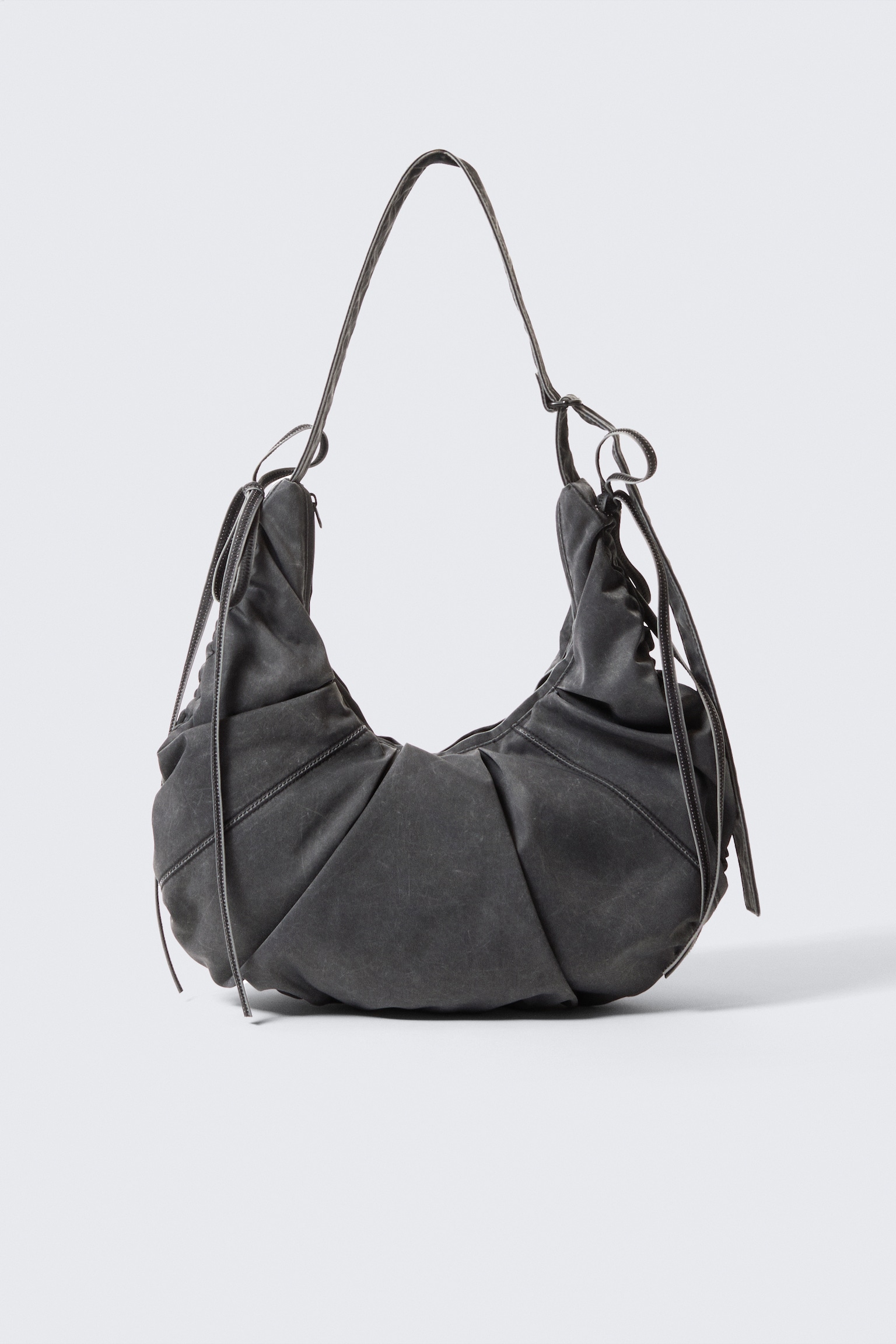 RUCHED - CROSSBODY-BAG - Black