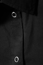 Black - Sleeveless Halterneck Shirt Top - 1