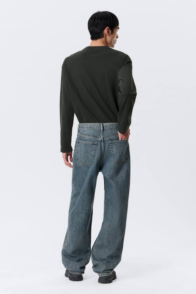 Galaxy Mid Rise Loose Straight Unisex Jeans - Second Blue - Blue/Blue Rinse - Dark Blue/Kimberley Blue - Light Blue/Tuned Black - Black/90s Blue - Medium Blue - 6