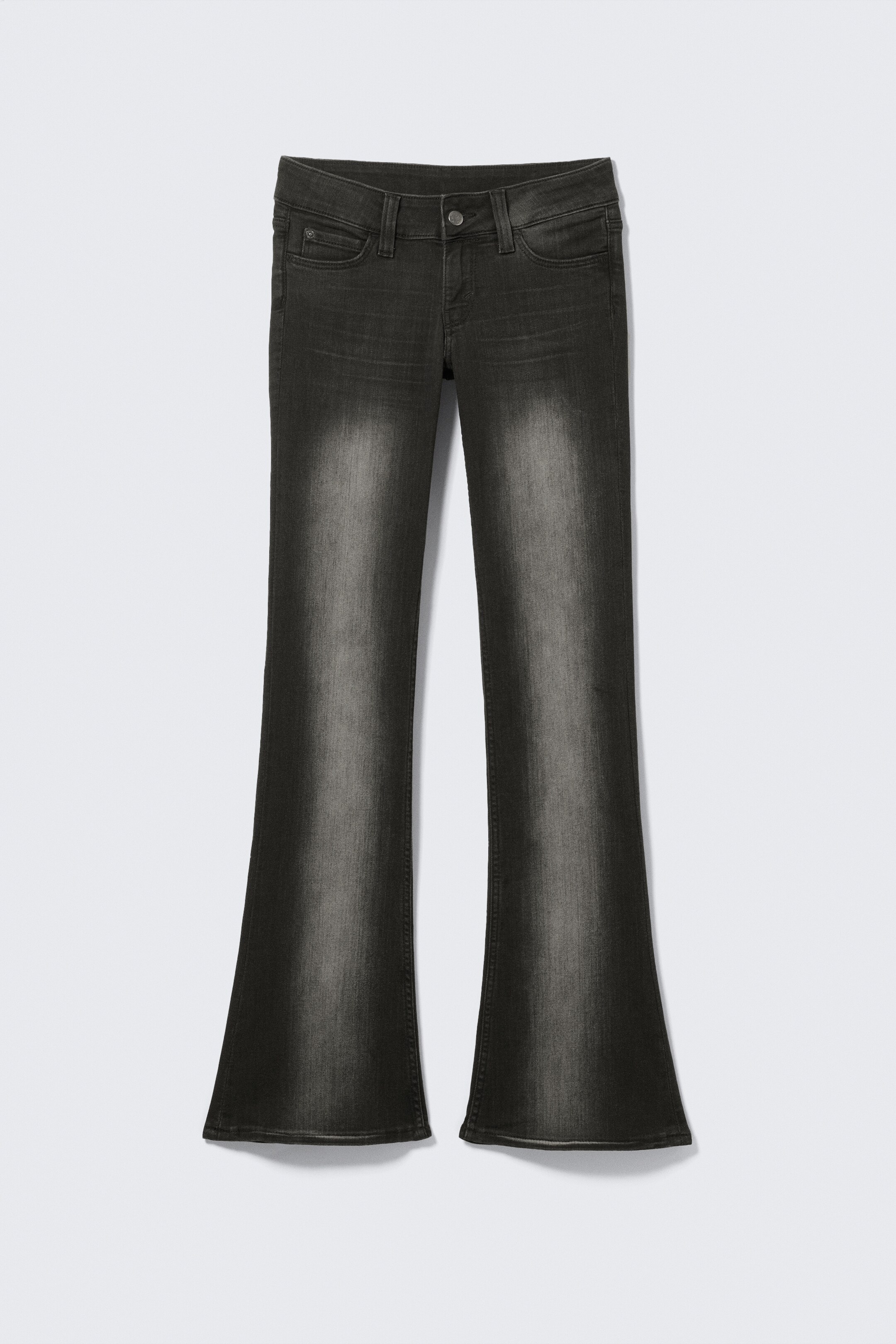Преглед на по-голямо изображение: Booty Bei Low Waist Skinny Bootcut Jeans - Черен спрей - черно - ЖЕНИ | H&M BG 5