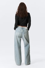 Notus Blue - Hellblau - Missy Low Rise Loose Straight Leg Jeans - 4