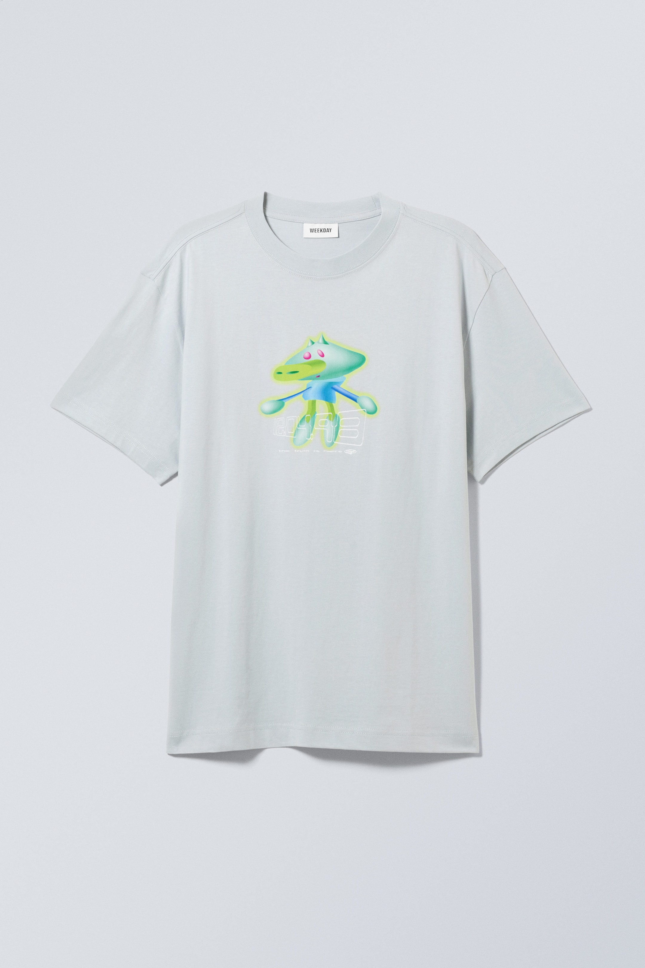 Techno Guy - Oversized-T-Shirt mit Grafikprint - 0