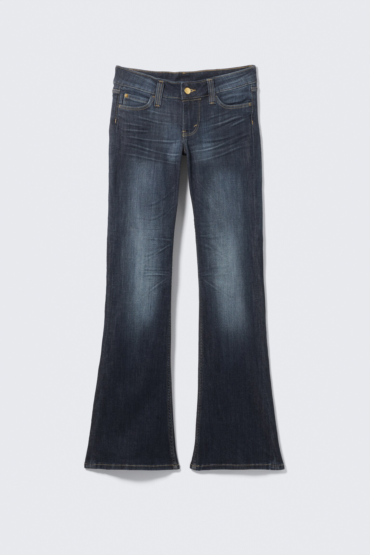 Jean bootcut skinny taille basse Booty Bei - Star Blue - Bleu foncé/Blue Spray - Bleu foncé/Black Spray - Noir - 2